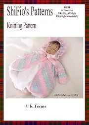 Knitting Pattern - KP88 - baby boy girl matinee jacket and hat - 0-3mths - UK Terminology