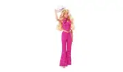 Barbie The Movie Doll Margot Robbie Collectible Doll Pink Western Dress With Bo