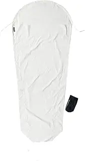 COCOON- Premium - Kids MummyLiner - | Compact Throw Blanket for Camping and Hiking | Fits in Backpack (Natural OffWhite)