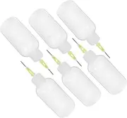 6 Pcs Plastic Dispensing Bottle Oil Dispenser Small Containers with Lid Oil Spray Bottle Decor Bottle Oil Bottle Flask Waterbottle Sauce Bottles Insulated Water Bottle Gym Bottle