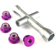 RC 4mm AXLE NUT PRL TAMIYA MONSTER BEETLE WRENCH 50038 SUPER SHOT TRACTOR TRUCK
