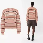 NWT See By Chloe Crew neck Jumper Alpaca Wool Knit Pullover Sweater XS