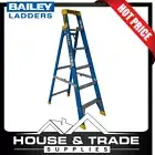 Bailey Step Ladder 1.8m 6 Step Fiberglass Single Sided Stepladder 150kg FS13972