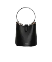 Alaïa Ring Medium Bucket Bag One size black