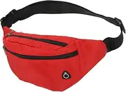 Abaodam Adjustable Fanny Pack Waist Bag for Men Women Capacity Running Belt with Multiple Pockets for Hiking Workout Travel Convenient Outdoor Phone Holder