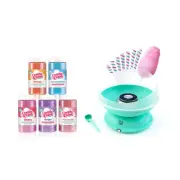 BB1000-S Cotton Candy Machine, with 5-11oz. Jars of Cherry, Grape, Blue Raspberr