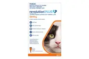 Revolution Plus for Medium Cats 2.5 to 5 Kg (Orange) 12 Pipettes