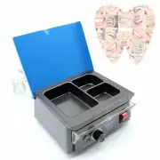 Dental Lab Wax Heater Pot 3-Well Analog Melter Dipping Wax Pot Heater Melting US