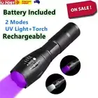 990000LM High Power Torch ULTRA VIOLET LED FLASHLIGHT UV Light Inspection Lamp