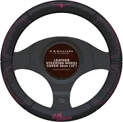 Sperling RM Williams RMW 15'' Car Leather Steering Wheel Cover Pink 38cm