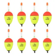 8pcs 1.4oz Float Fishing Bobbers EVA Fishing Float, Yellow
