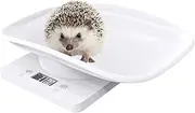 Pet Scale for Small Animal,Backlit Pet Small Animal Weight Scale LCD - Home and Pet Shelter Accurate Measurement Weight Scale for Hedgehog, Hamster