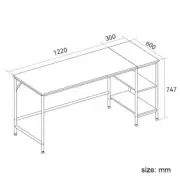 Computer Table Desk Book Storage Student Study Home Office Workstation Vintage O
