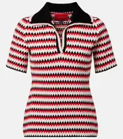 [La DoubleJ] La DoubleJ Checkers knitted polo UK 6 multicoloured