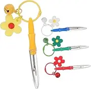 OHPHCALL 4Pcs Handy Seam Ripper Keychain Embroidery Tool for Stitch Removal Lightweight Portable Needle Puller for Sewing Projects Present for Sewers