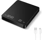 Digital Coffee Scale with Timer, 3Kg 0.1G Precision Espresso Scale USB Rechargea