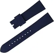 [Generic] Soft Fluororubber Watch Band For TUDOR Strap M79360.M79363 Stainless Fold Buckle Black Bay 1958 GMT 41mm Pelagos 22mm Flat End produced in china