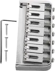GLSTOY Guitar Tremolo Bridge for String Electric Guitar Durable Tailpiece with Wide Range Easy Installation Optimal Performance and Consistent Tone Quality for String Instrument Setup