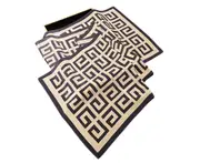 S16 Labyrinth Scarf Thin Style Fashion Rectangle Shawl Versatile Hair Scarves and Wraps Headscarf Belt for Women