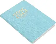 Angoily Daily Schedule Notepad Academic Planner with Monthly View Faux Cover Tear Off Pages Appointment Book for Work and Personal Use
