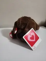 Animal Adventure Choco Floppy Puppy Labrador Plush Walmart 2016 Valentine Hearts