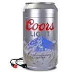 Coors Light Portable Travel Mini Fridge 5.4L 8-Can Coors Light Beer Can Silver