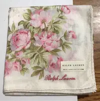 在飛比找Yahoo!奇摩拍賣優惠-日本手帕 擦手巾 緹花手帕 Ralph Lauren no.