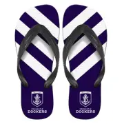 Fremantle Dockers Freo AFL SMALL Thongs Plugger Flip Flops Man Cave Fathers Day