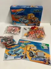 Mega Construx Hot Wheels Twinduction Hauler Pack Construction Building Set