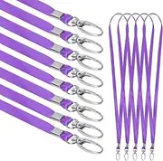 Cimeton Badge Lanyard, Lanyards Bulk, Woven Lanyards with Swivel Hook Clips for Office ID Name Badge Holder Key Chains