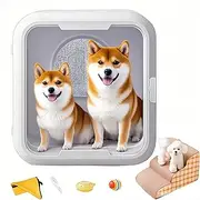 Pet Dryer Box-Quiet,Safe &Fast Drying for Dog,Low Noise Blower with Temperature Control,Grooming Accessories