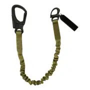 Fusion Tactical Military and Police Helo Lanyard - 2ft Elastic Bungee with Sn...