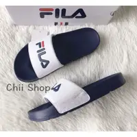 在飛比找蝦皮商城精選優惠-【CHII】 韓國代購 FILA DRIFTER 拖鞋 深藍