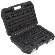 Dewalt Drive Impact Socket Set 3/8" Visibility Laser Etched Markings (42-Piece)