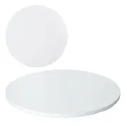 5x Round Cake Board 14" Thickess 0.6cm MDF Base White Boards Wedding Birthday