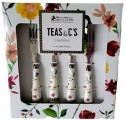 Brand New Maxwell & Williams Cake Forks Teas & C's Contessa Set Of 4