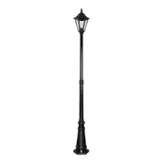 Turin Post Light H2320mm Black Aluminium - 15459