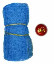 Cricket Practice net 42 x 10 FT with Sun Protection Material 1 Leather Ball Free