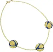 [Glass Of Venice] GlassOfVenice Murano Glass Royal Blue Circles Necklace