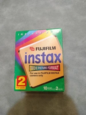 Fujifilm Instax Wide Picture Format New In Pack-Twin pack-20 Peice Total