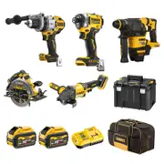 DeWALT 18V/54V XR 9.0Ah 5 Piece Mixed Voltage Combo Kit DCZ503X2-XE