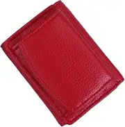 SUIOPPYUW Female Purse Mini Wallet Foldable Coin Purse Short Card Holder Fashionable Multifunction Japanese Style Money Bag Wallets, Red