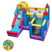Babyjoy 323*325CM Kids inflatable Trampoline Giant Jumper House w/Slide Kids Activity Center