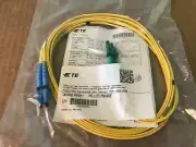 TE 3M (9ft) LC UPC to LC UPC Duplex 2.0mm 06/12 Single Mode Fiber Patch Cable