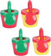 UPKOCH 4pcs Indoor Watering Cans for Cartoon Watering Pots for Bathing and Beach Play Ergonomic Handle for Easy Use Safe Material