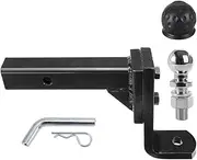 Trailer Hitch Trailer Hitch Lock 5 Hole Adjustable Height Tow Bar Hitch Drop Mount 50MM Ball Cap 4000 KG Trailer RV Camper Caravan Parts