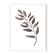 Spring Framed Printed Wall Art - White