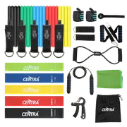 Centra Resistance Bands Set Working Out Carry Bag Men Women Home Gym Exercise