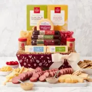 Premium Fall Flavors Hickory Farms Burgundy Gourmet Gift Basket Great Arrivals