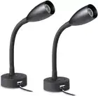 Obeaming DC 12V LED Dimmable Reading Light, Bedside Reading Lamp with USB Charge
